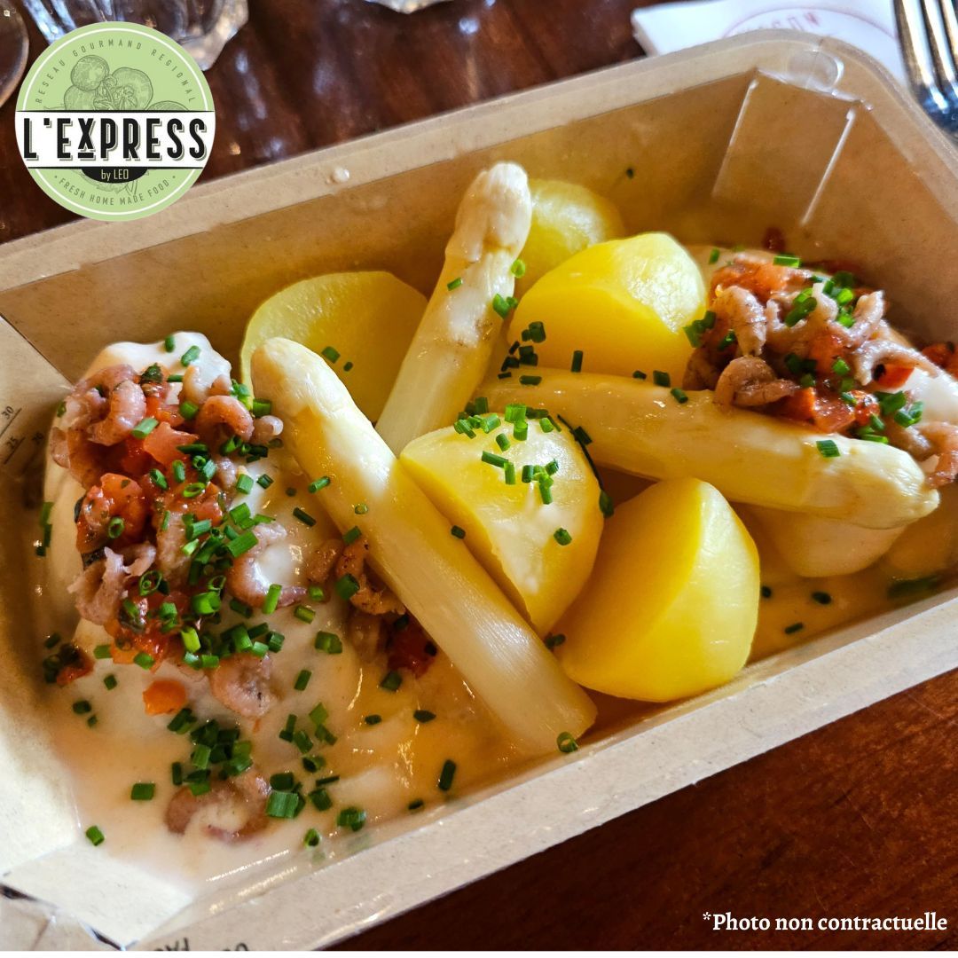 112 Filet de plie et asperges blanches de Malines
